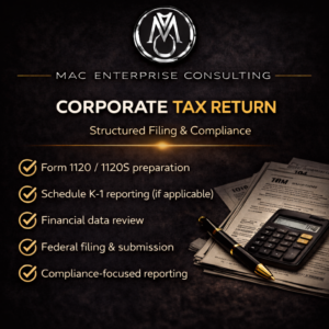 Corporate Tax Return
