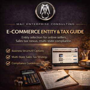 E-Commerce Entity & Tax Guide