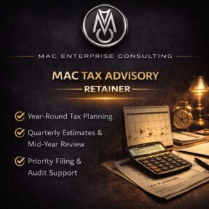 MAC Tax Advisory Retainer