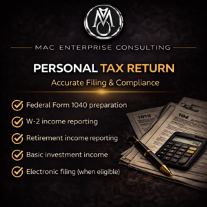 Personal Tax Return