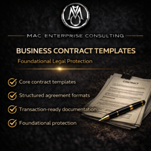 Business Contract Templates