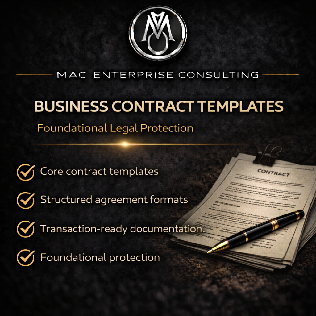 Business Contract Templates