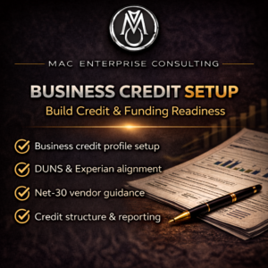 Business Credit Setup