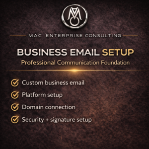 Business Email Setup