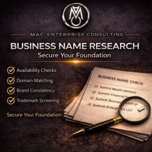Business Name Research