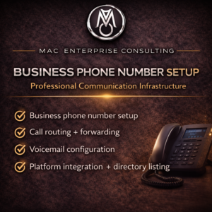 Business Phone Number Setup
