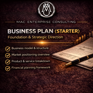 Business Plan (Starter)