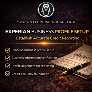 Experian Business Setup