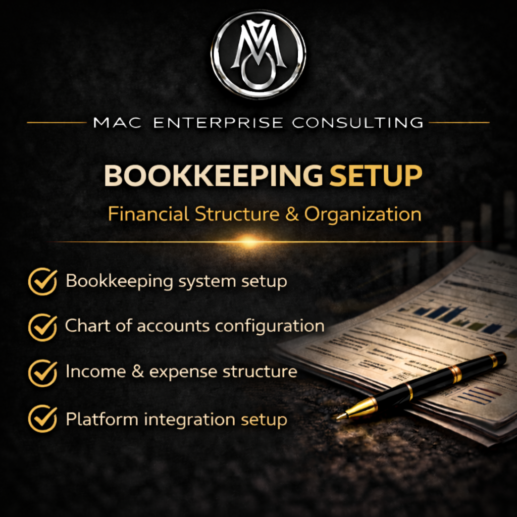 Bookkeeping Setup